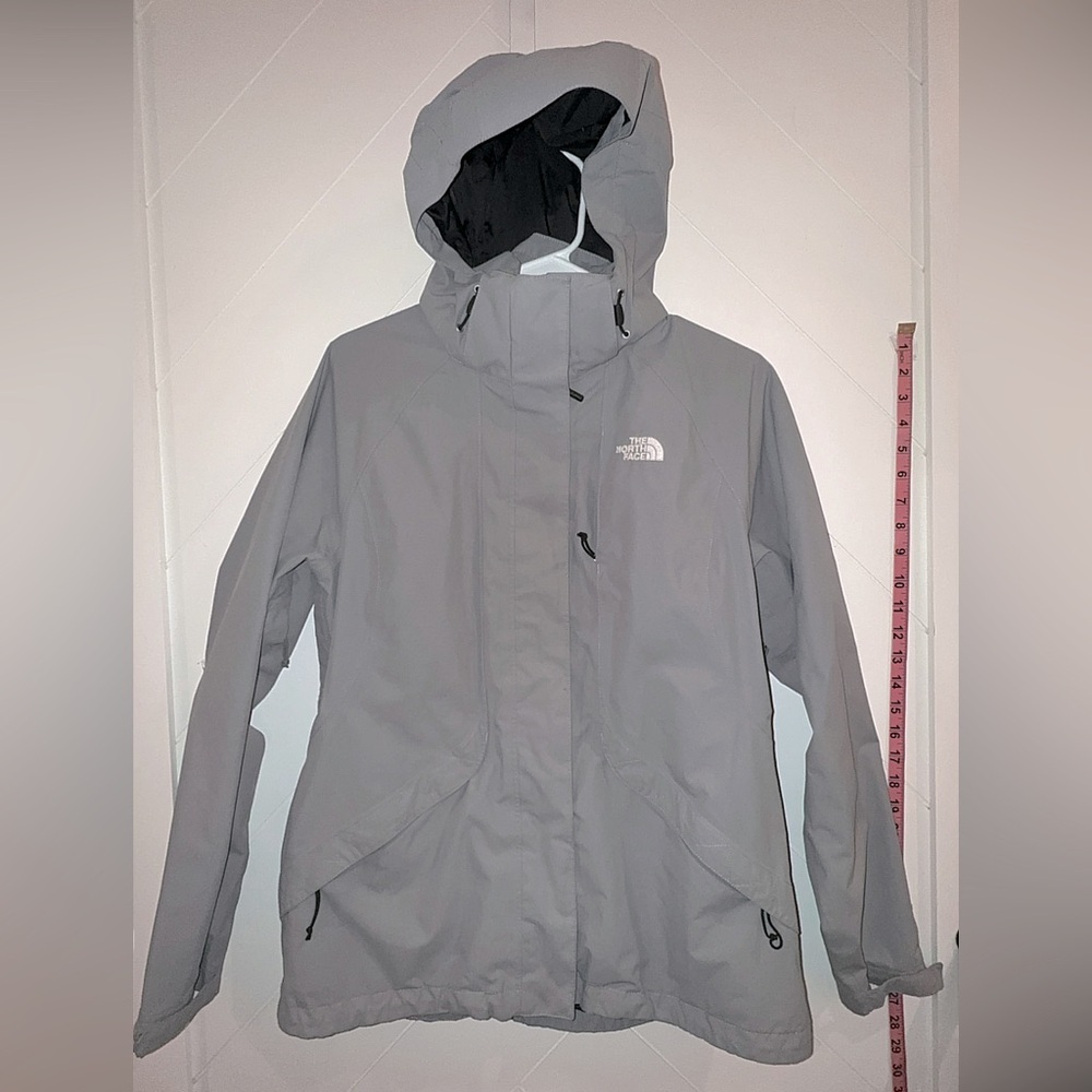 North Face Women's Boundary Triclimate waterproof Hyvent Jacket Medium in Grey - Picture 7 of 16